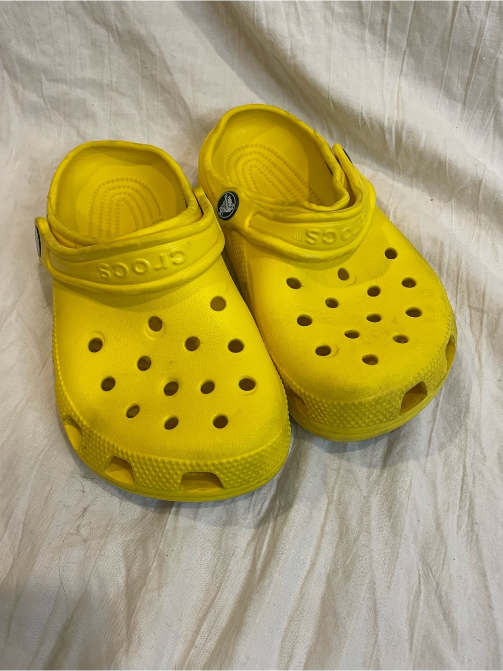 Crocs Classic Clogs in Bright Yellow Halloween costume kids 2 / women 4